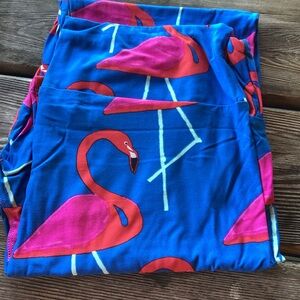 LuLaRoe Leggings with Flamingos - TC